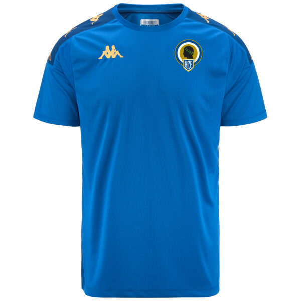 Camiseta entrenamiento azul y dorado