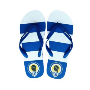 Chanclas franjas.