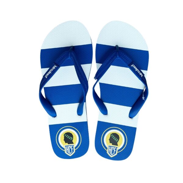 Chanclas franjas.